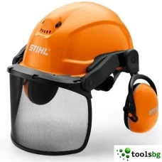 STIHL DYNAMIC X-ERGO - ПРОФЕСИОНАЛЕН КОМПЛЕКТ ЗА ЗАЩИТА НА ЛИЦЕТО ГЛАВАТА И СЛУХА С МАСКА КАСКА И АНТИФОНИ